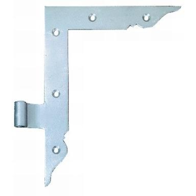 Fenster-Winkelband Nr. 280Z feuerverz., gekröpfte Rolle 8mm, 200x155mm, Material 26x3mm - 1 Paar