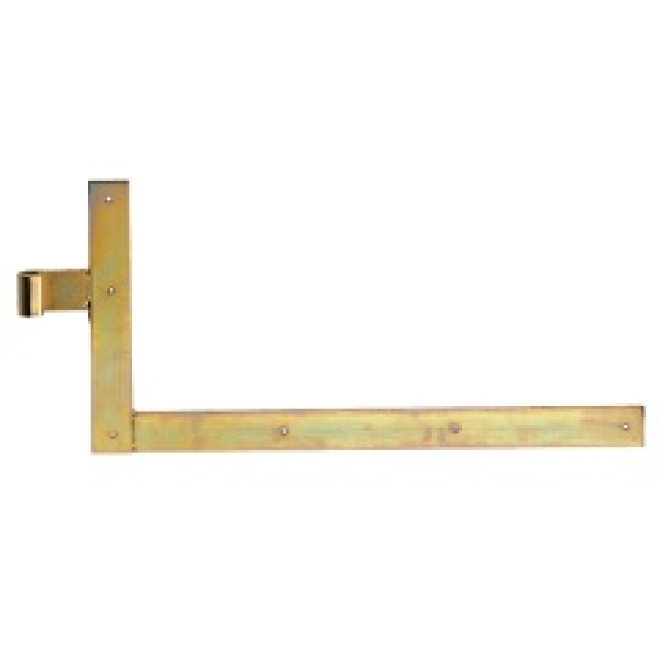 Winkelband Nr. 17 gelb verz. für schwere Tore, Rolle: 20mm, L. 400x1000mm - 1 Paar