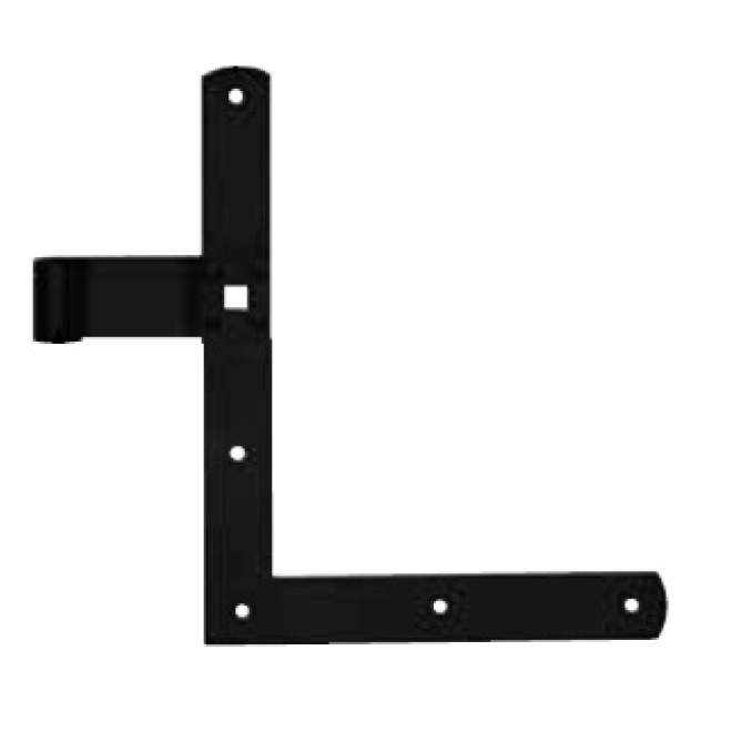 Winkelband Nr. 25/28 schwarz für Klappläden 300x400mm - 1 Paar 