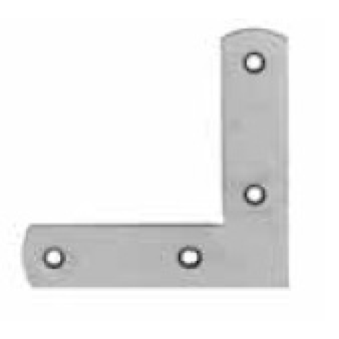 Fenster-Eckwinkel feuerverz., 110x110mm, Material 26x2,5mm - 1 Stück