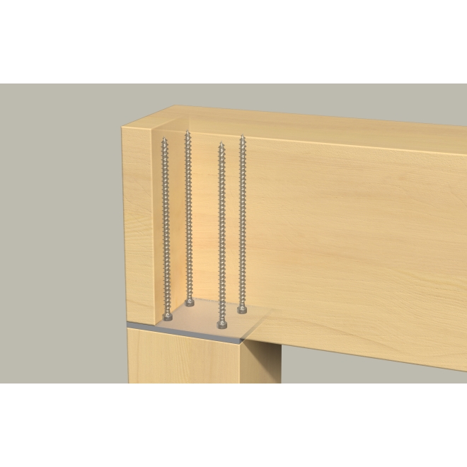 fischer Vollgewindeschraube PowerFull II CHTF 6,0 x 100 Zylinderkopf mit Innenstern TX Vollgewinde galvanisch verzinkt, blau passiviert - 100 Stück