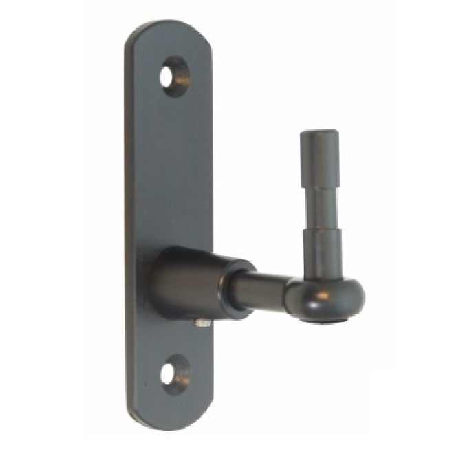 Haken (Steckkloben) verstellbar, Platte halbrund, verzinkt, Ø Dorn 10mm - 1 Stück