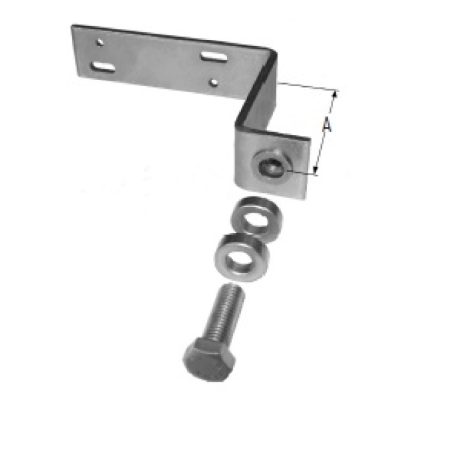 Iso-Winkelanker verzinkt, für Außendämmung 160mm (A), Gewinde M10 - 10 Stück