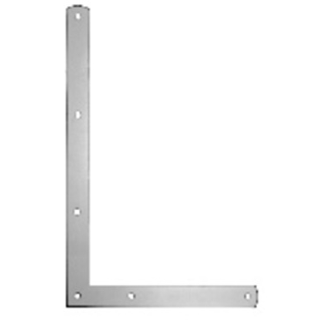Winkelband verzinkt mit halbrunden Enden, für Verstellkreuz, 250x300mm - 5 Paar