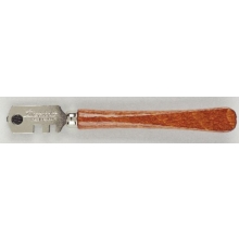 Original "Silberschnitt"® -Glasschneider m. Holzgriff, f. Glasstärken von 3-10mm - 1 Stück