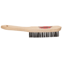 Kehlnahtbürste, Besatz V-förmig spitz zulaufend, Drahtreihen 3, L. 280mm - 1 Stück