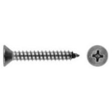 DIN 7982 (ISO 7050) Senkkopf-Blechschraube Kreuzschlitz A4 Edelstahl, M 5,5x70,0 200 Stück