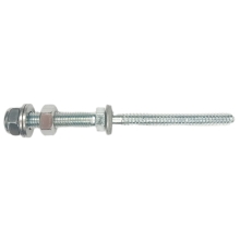 Solarbefestiger mit Zapfen und Dichtscheibe 19 mm, A2 Edelstahl, BZ 8,0X80/70 - 10 Stück