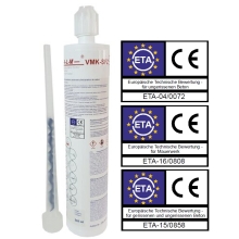Verbundmörtel-Kartusche VMK-SFZ 300-B 300ml, styrolfrei, inkl. 1 Statikmischer (MHD 02/2027) - 1 Stück