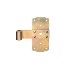 Kreuzband Nr. 52, schwer gelb verz. m. aufgenieteter Rolle 16mm, L. 180mm - 1 Stück