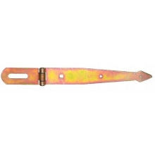 Überfalle Nr. 72 gelb verz., L. 200mm, Klappe 80x35mm - 1 Stück