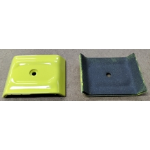 Kalotten aus Aluminium mit Dichtung farbig RAL 1016 Schwefelgelb Typ 35/207 - 40/36 50 Stück