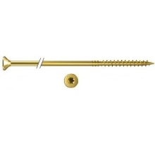 Holzbauschraube Fischer Power-Fast Senkkopf mit Torx, TG, gelb verzinkt, 8,0x120 25 Stück