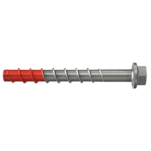 Fischer-Betonschraube ULTRACUT FBS II US 8x80 30/15 US in Edelstahl R; Sechskantkopf mitangeformter Unterlegscheibe - 50 Stück