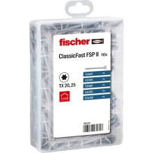 fischer ProfiBox - Schraubensortiment ClassicFast FSP (Torx) 110 teilig - 1 Stück