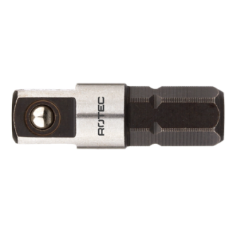 Adapter, nur für Handbetrieb, von 1/4-6-kt.C 6,3 auf 1/4-4-kt. mit Kugel 25mm, Gr. 1 - 1 Stück