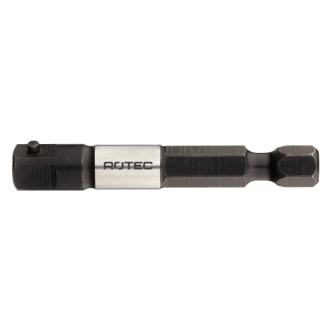 Adapter von 1/4-6-kt.E 6,3 auf 1/4-4-kt. mit Stift 50mm, Gr. 3 - 1 Stück