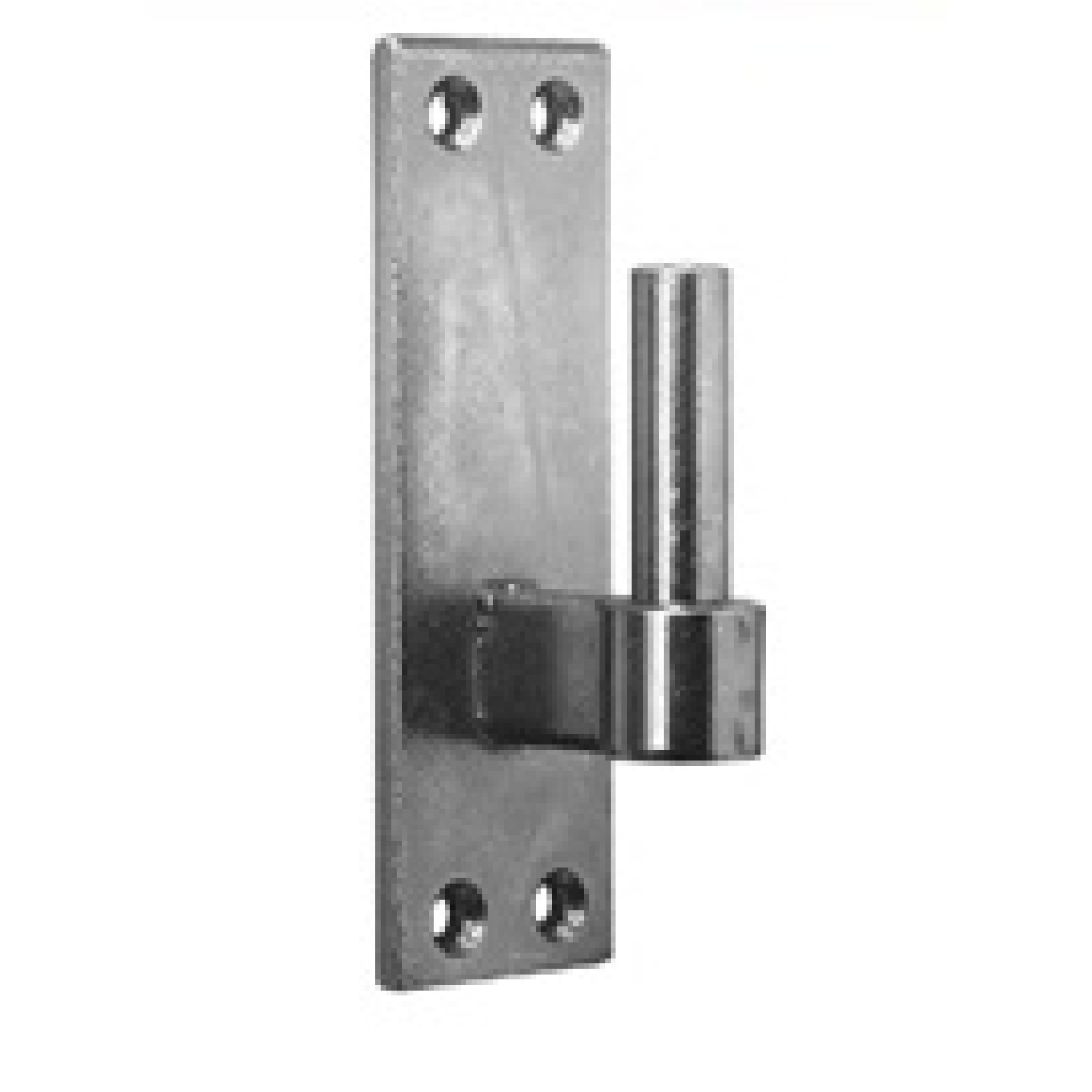 ROSENBERG Haken Auf Platte – Verzinkt, 50x50 Mm, Mit 8 Mm Haken
